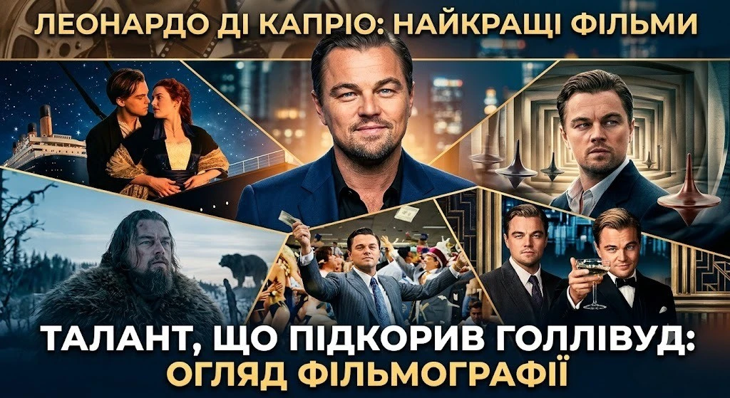Повний список фільмів Леонардо Ді Капріо з описами